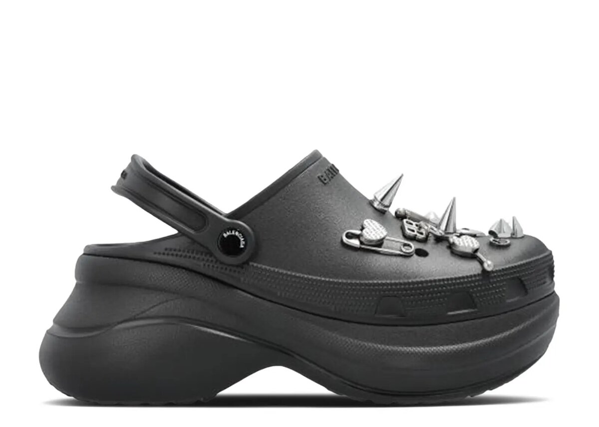 Balenciaga x Jibbitz Punk Mule ‘Black’ Balenciaga x Jibbitz Punk Mule ‘Black’
