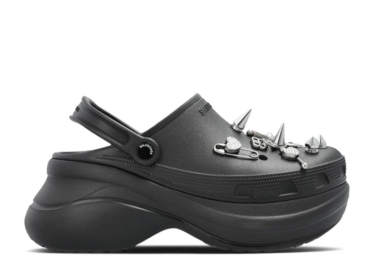 Balenciaga x Wmns Jibbitz Punk Mule ‘Black’ Balenciaga x Wmns Jibbitz Punk Mule ‘Black’