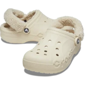 Baya Lined Fuzz-Strap Clog