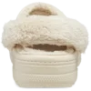 Baya Lined Fuzz-Strap Clog