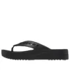 Baya Platform Cut Out Detail Flip Flops “Black”