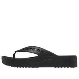 Baya Platform Cut Out Detail Flip Flops “Black”