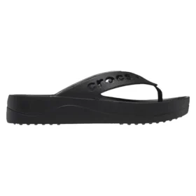 Baya Platform Cut Out Detail Flip Flops “Black”