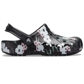 Baya Printed Clogs “Tropical Floral Black”
