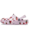 Baya Seasonal Printed Clogs “Pink Red”