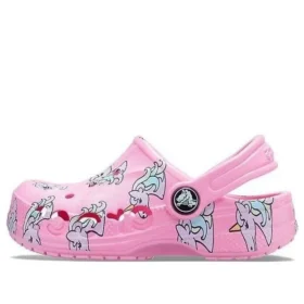 Baya Seasonal Printed Clogs “Pink White”