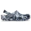 Beach Marble Unisex Black White Sandals “Black White”
