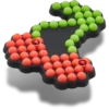 Beaded Cherry Jibbitz™ Charms