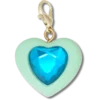 Blue Heart Sim Gem Charm Jibbitz Shoe Charm Blue Heart Sim Gem Charm Jibbitz Shoe Charm