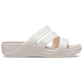Boca Strappy Wedge Sandals “White”