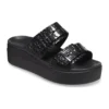 Brooklyn Croco Shine Buckle “Black”