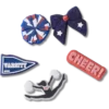 Cheer 5 Pack Jibbitz™ Charms