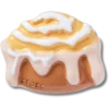 Cinnamon Roll with Icing Jibbitz™ Charms
