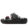 Classic Cozzzy Disco Glitter Sandals “Black”