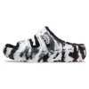 Classic Cozzzy Marbled Sandals “Black White”