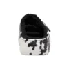 Classic Cozzzy Marbled Sandals “Black White”