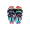 Classic Cozzzy Spray Dye Sandals “Black Multi”