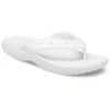 Classic Crocs Flip Casual Flip-Flops Unisex White