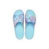 Classic Platform Palm Print Slide “Blue Multi-Color”