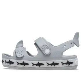 Crocband Cruiser Shark Sandals “Grey”
