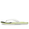 Crocband Flip Flops “White Green Black”
