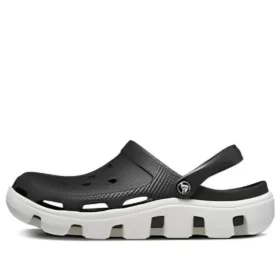 Duet Beach Sandals Black White