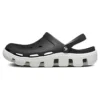 Duet Beach Sandals Black White