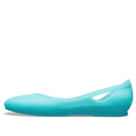 Flat ice blue Sandals