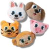 Fuzzy Animal 5 Pack Jibbitz™ Charms
