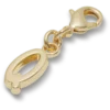 Gold Letter Q Charm Jibbitz™ Charms