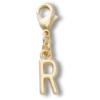 Gold Letter R Charm Jibbitz™ Charms