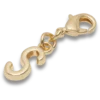 Gold Letter S Charm Jibbitz™ Charms