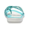 Knitted Flip-Flops Blue White