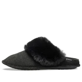 Mule Fur Slippers “Black”