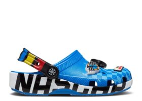 Nascar x Classic Clog Kids ‘Bright Cobalt’