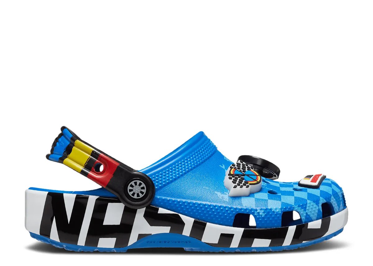 Nascar x Classic Clog Kids ‘Bright Cobalt’ Nascar x Classic Clog Kids ‘Bright Cobalt’