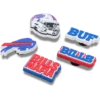 Nfl Buffalo Bills 5 Pack Jibbitz Shoe Charm Nfl Buffalo Bills 5 Pack Jibbitz Shoe Charm