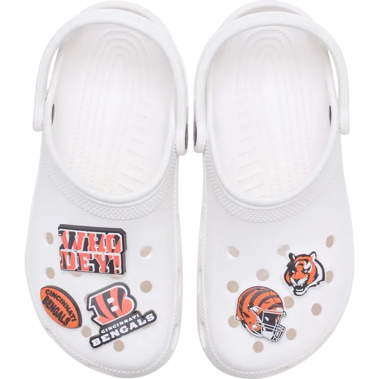 Nfl Cincinnati Bengals 5 Pack Jibbitz Shoe Charm Nfl Cincinnati Bengals 5 Pack Jibbitz Shoe Charm