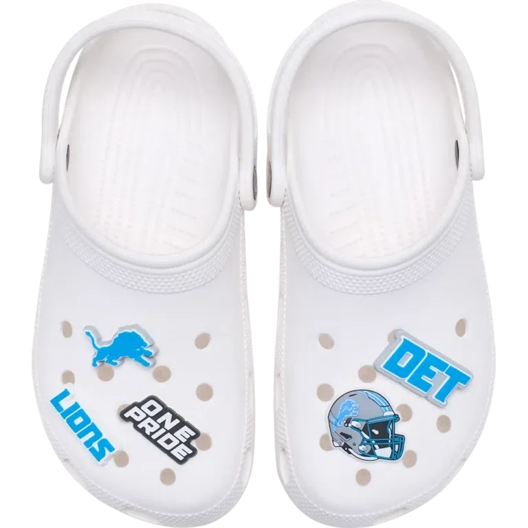Nfl Detroit Lions 5 Pack Jibbitz Shoe Charm Nfl Detroit Lions 5 Pack Jibbitz Shoe Charm