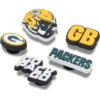 Nfl Green Bay Packers 5 Pack Jibbitz Shoe Charm Nfl Green Bay Packers 5 Pack Jibbitz Shoe Charm