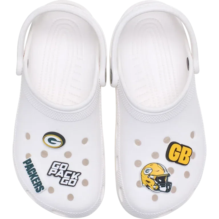 Nfl Green Bay Packers 5 Pack Jibbitz Shoe Charm Nfl Green Bay Packers 5 Pack Jibbitz Shoe Charm