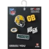 Nfl Green Bay Packers 5 Pack Jibbitz Shoe Charm Nfl Green Bay Packers 5 Pack Jibbitz Shoe Charm