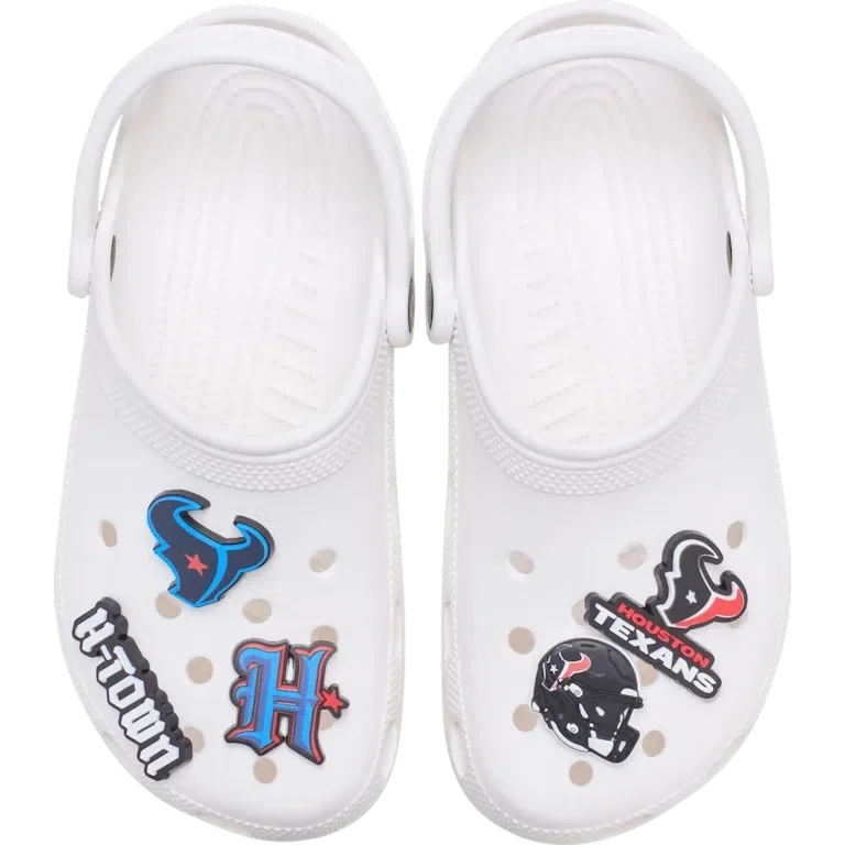 Nfl Houston Texans 5 Pack Jibbitz Shoe Charm Nfl Houston Texans 5 Pack Jibbitz Shoe Charm