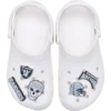Nfl Las Vegas Raiders 5 Pack Jibbitz Shoe Charm Nfl Las Vegas Raiders 5 Pack Jibbitz Shoe Charm