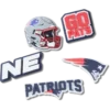 Nfl New England Patriots 5 Pack Jibbitz Shoe Charm Nfl New England Patriots 5 Pack Jibbitz Shoe Charm