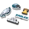Nfl Philadelphia Eagles 5 Pack Jibbitz Shoe Charm Nfl Philadelphia Eagles 5 Pack Jibbitz Shoe Charm