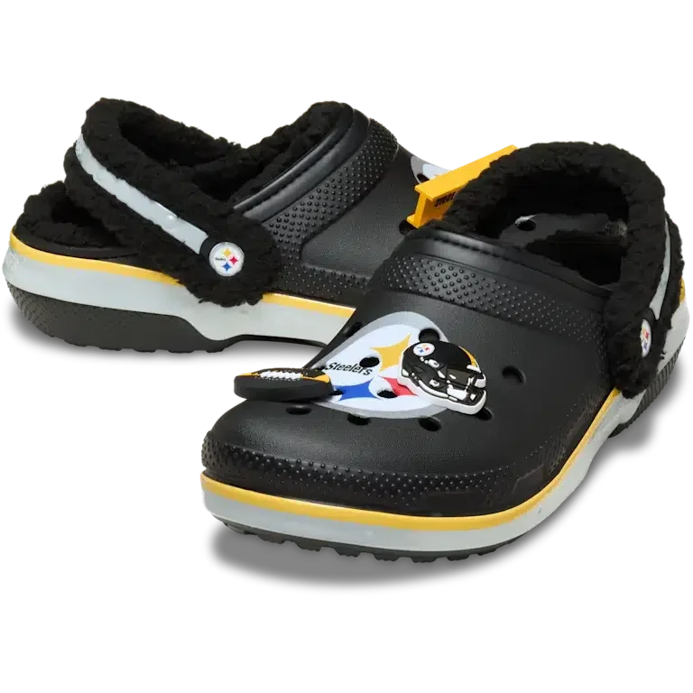 Nfl Pittsburgh Steelers Classic Lined Clog Nfl Pittsburgh Steelers Classic Lined Clog