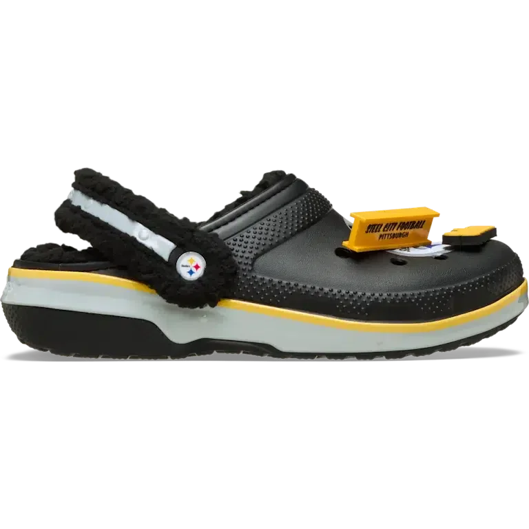 Nfl Pittsburgh Steelers Classic Lined Clog Nfl Pittsburgh Steelers Classic Lined Clog