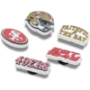 Nfl San Francisco 49Ers 5 Pack Jibbitz Shoe Charm Nfl San Francisco 49Ers 5 Pack Jibbitz Shoe Charm
