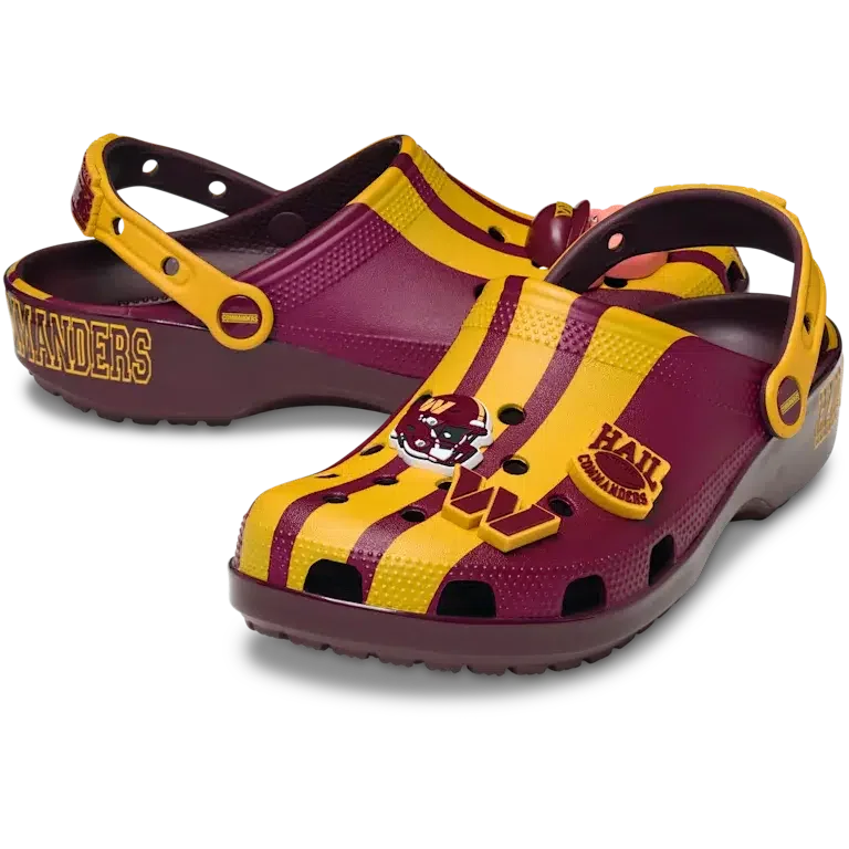 Nfl Washington Commanders Classic Clog Nfl Washington Commanders Classic Clog